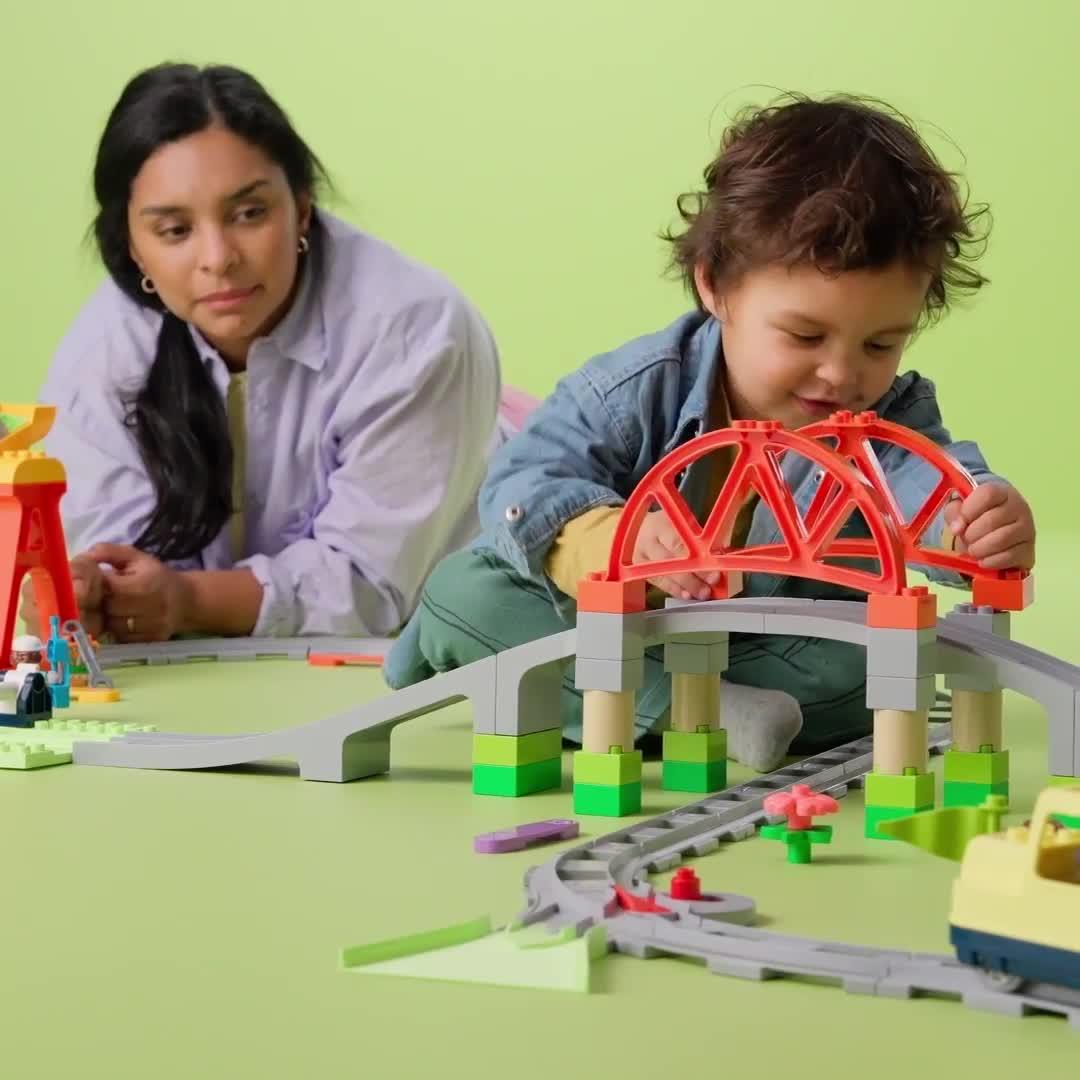 Image thumbnail 7 of 7 of LEGO Duplo Train Bridge and Tracks Expansion Set 10426