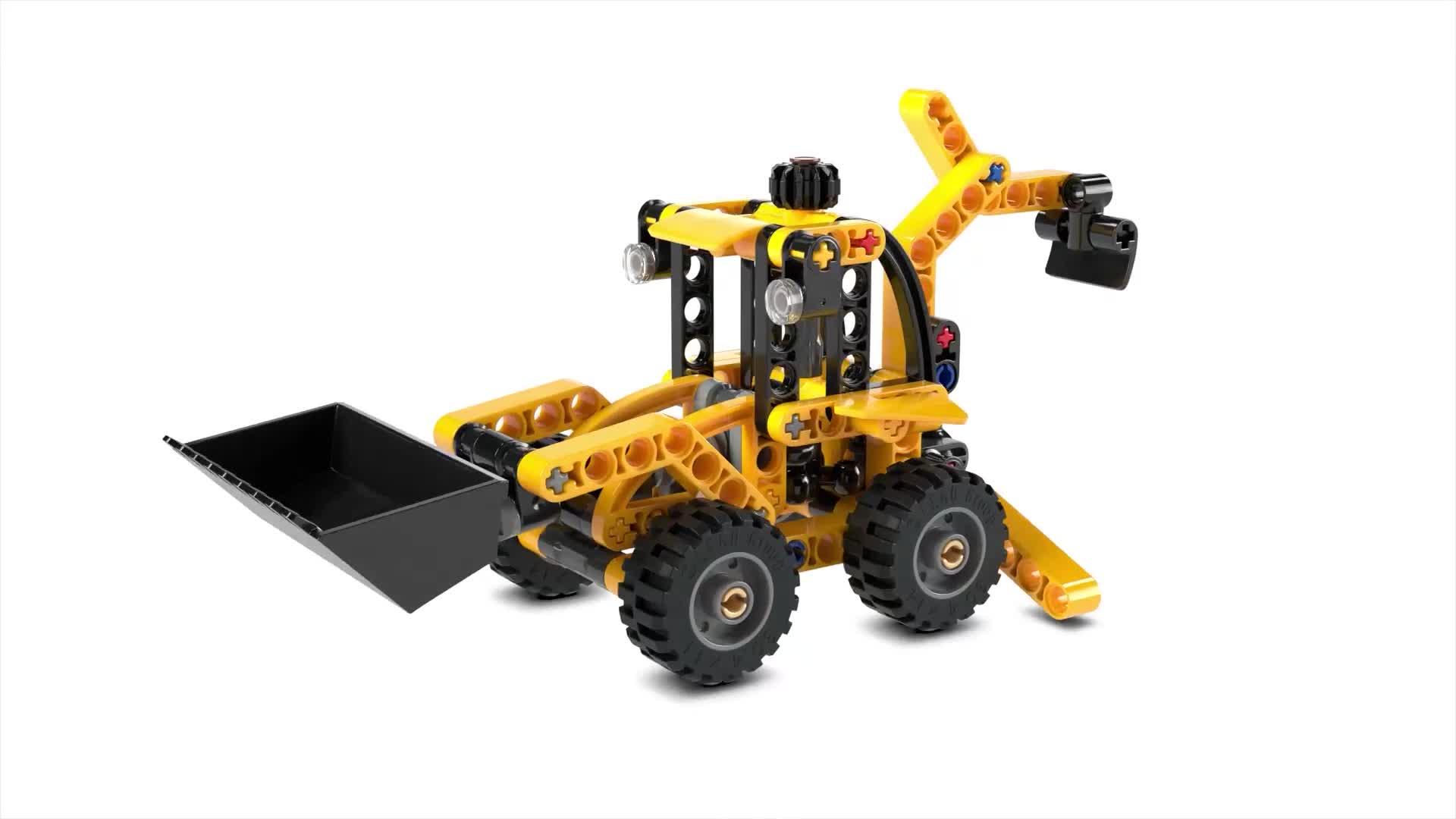 Image thumbnail 8 of 8 of LEGO Technic Backhoe Loader Construction Toy 42197