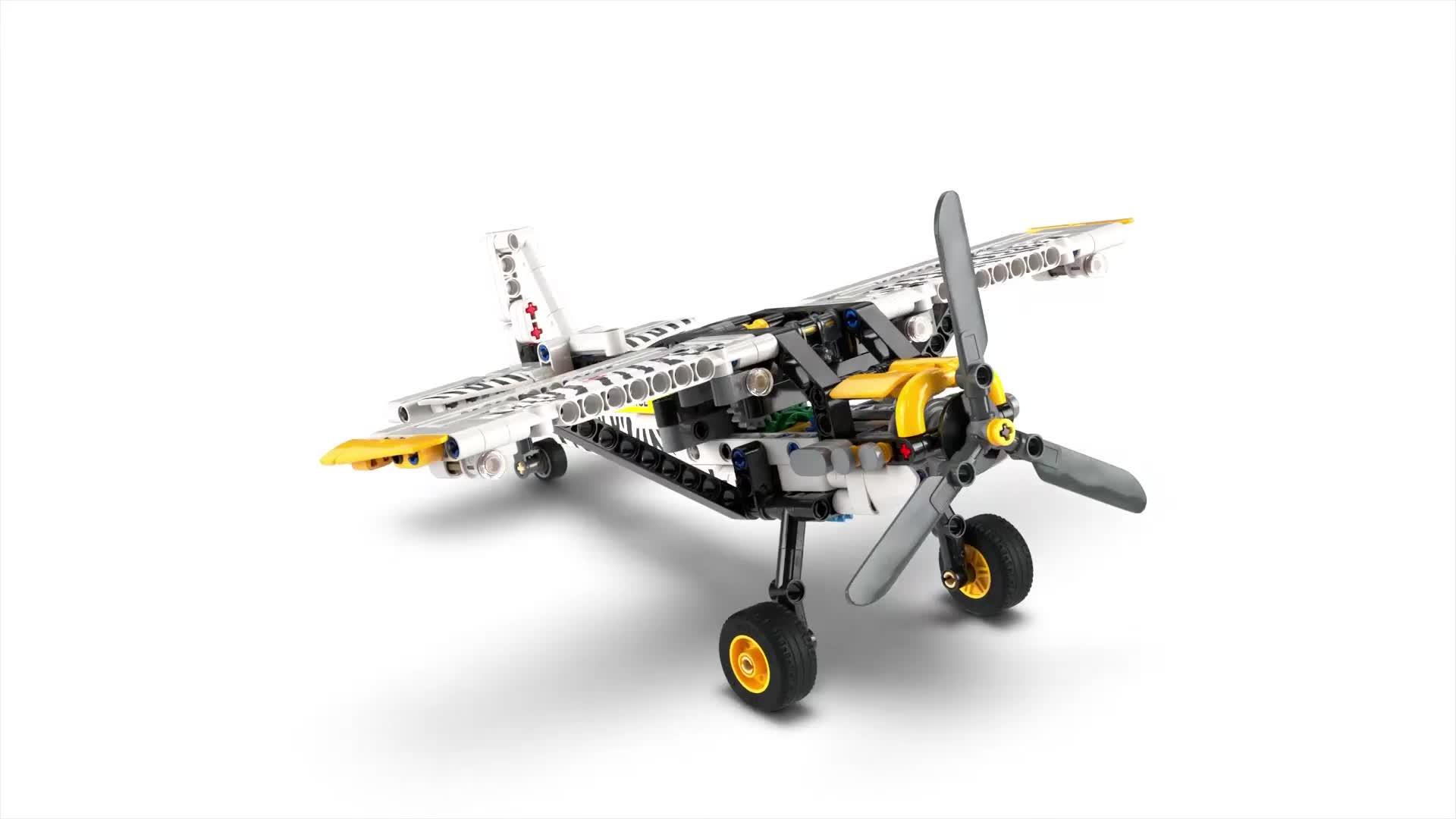 Image thumbnail 8 of 8 of LEGO Technic Bush Plane Building Toy for Kids 42198