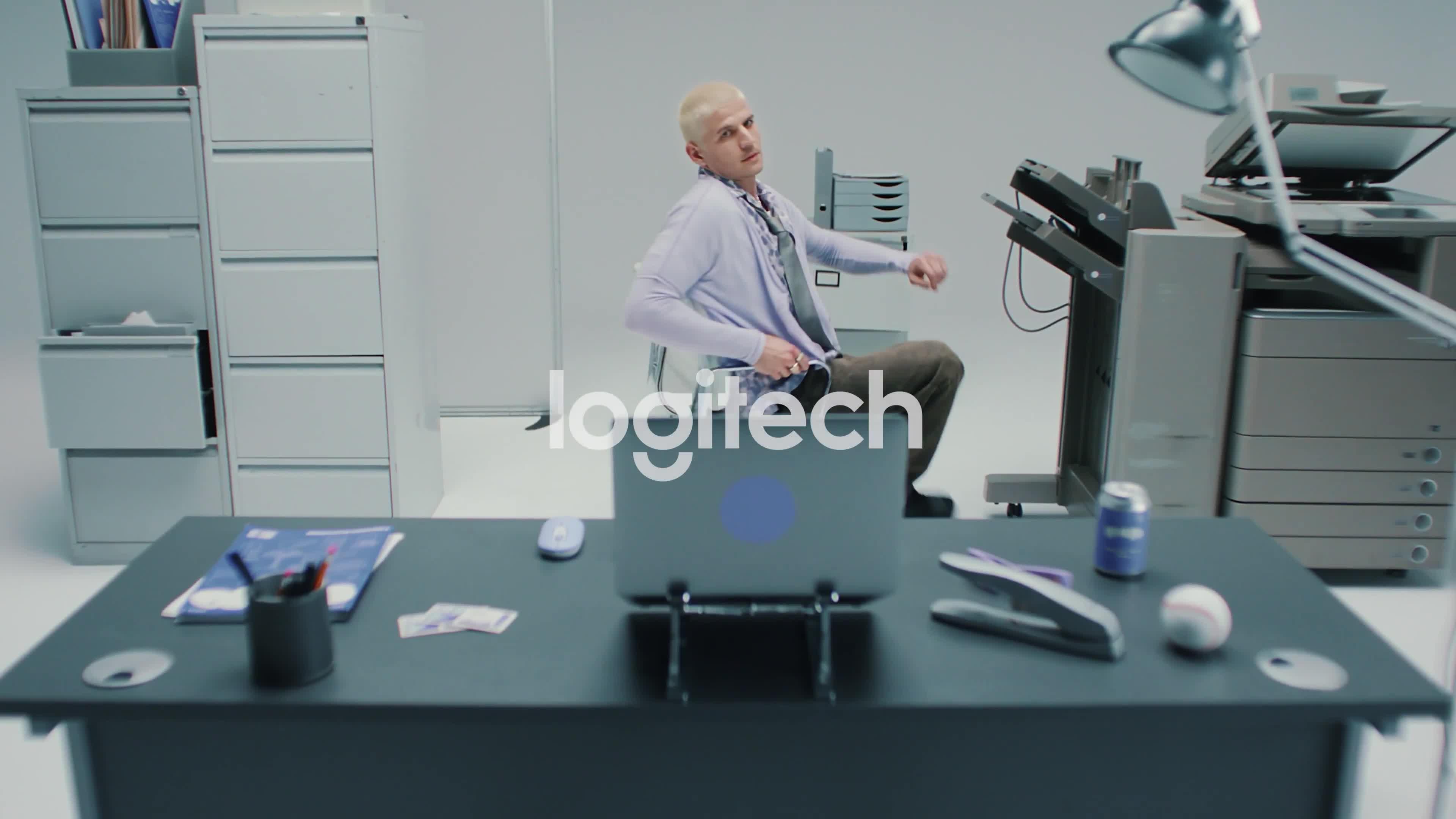 Image thumbnail 8 of 8 of Logitech POP ICON KEYS Wireless Bluetooth Keyboard for Laptop, Tablet, PC &ndash; Off-White and Orange