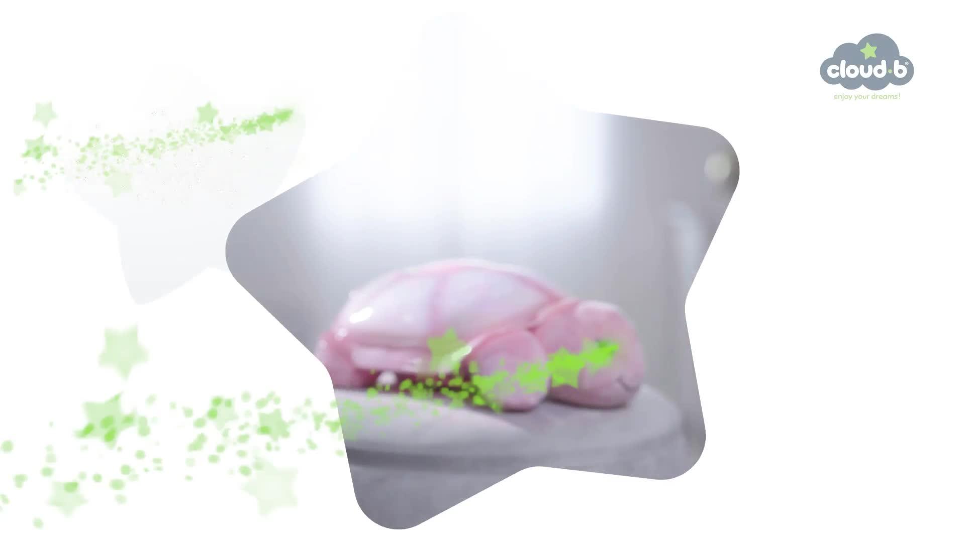 Image thumbnail 5 of 5 of cloud.b Twinkling Twilight Turtle Aqua Night Light Projector Sleeping Aid