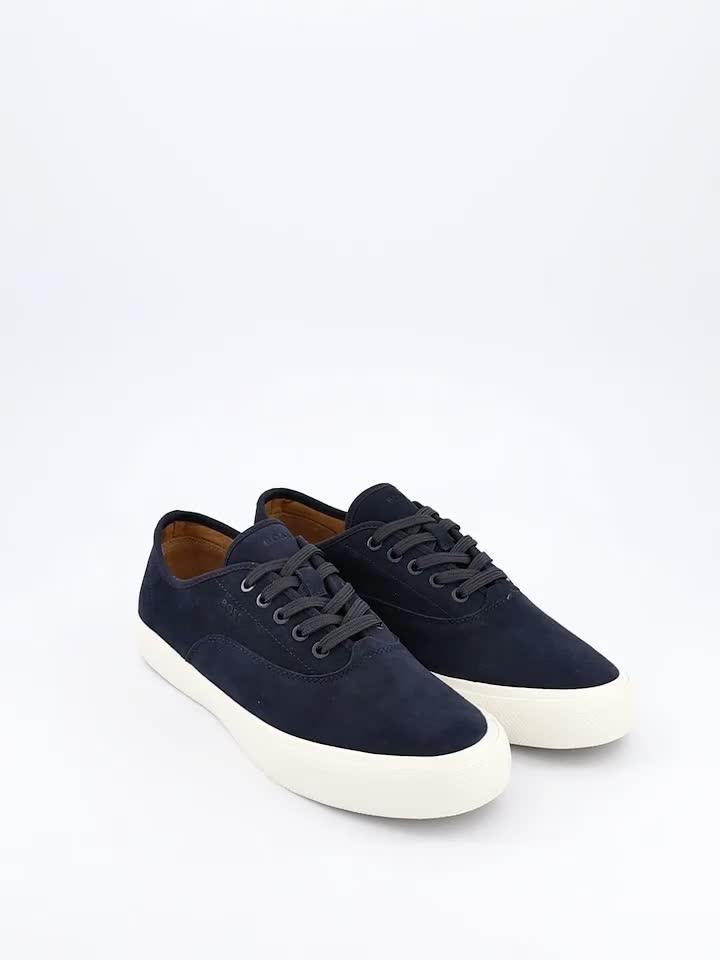 Image thumbnail 7 of 7 of BOSS Aiden Tennis Leather Trainers - Dark Blue