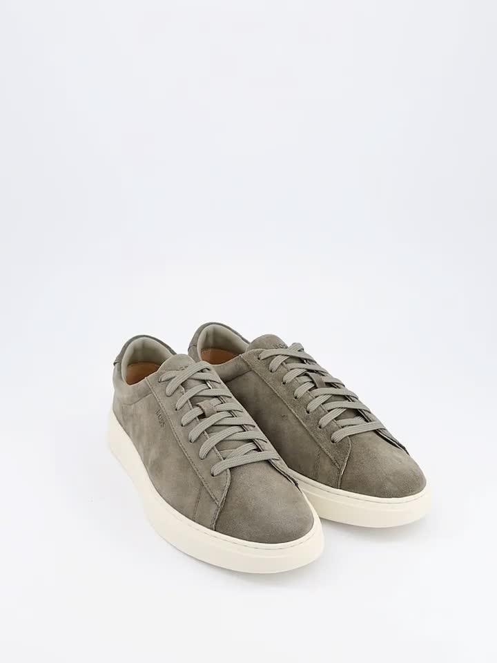 Image thumbnail 7 of 7 of BOSS Kieran Tennis Leather Trainers - Open Green