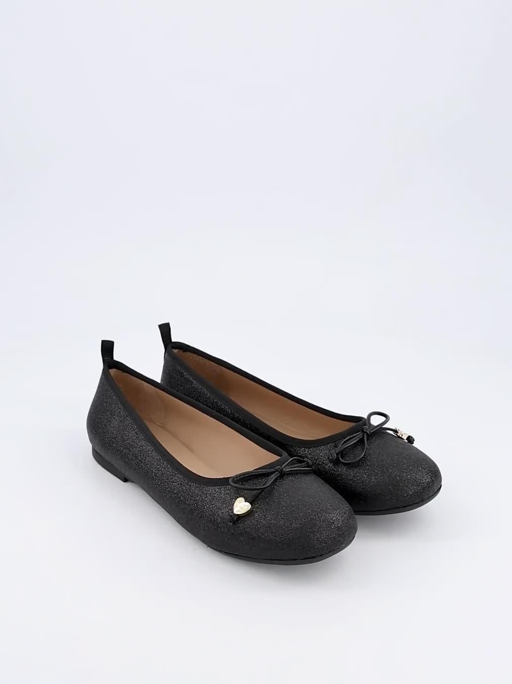 Image thumbnail 5 of 5 of LOVE MOSCHINO Glitter Ballet Flat - Black