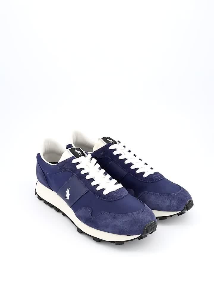 Image thumbnail 7 of 7 of Polo Ralph Lauren PRL Trail 125 Suede Trainers - Navy