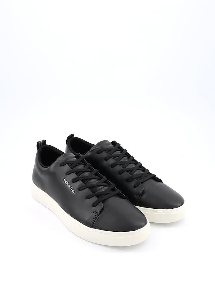 Image thumbnail 7 of 7 of PS PAUL SMITH Men's Lee Contrast Sole Trainers - Black