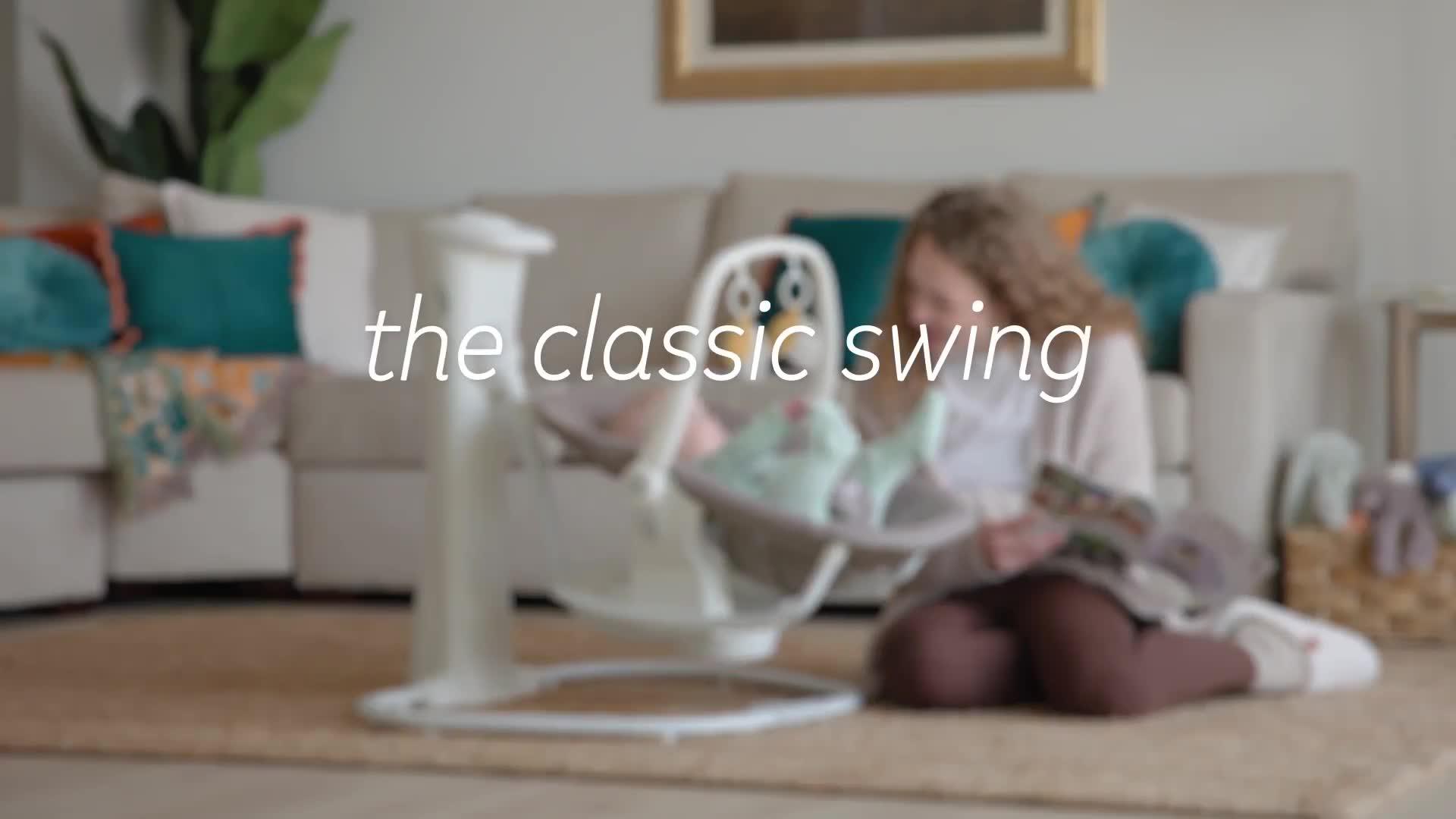 Image thumbnail 8 of 8 of Joie Whimsy Wind Up Swing - Almond