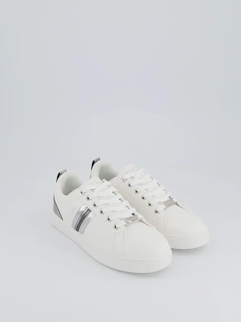 Image thumbnail 7 of 7 of Elle Sport Sports Metallic Trim Trainer - White
