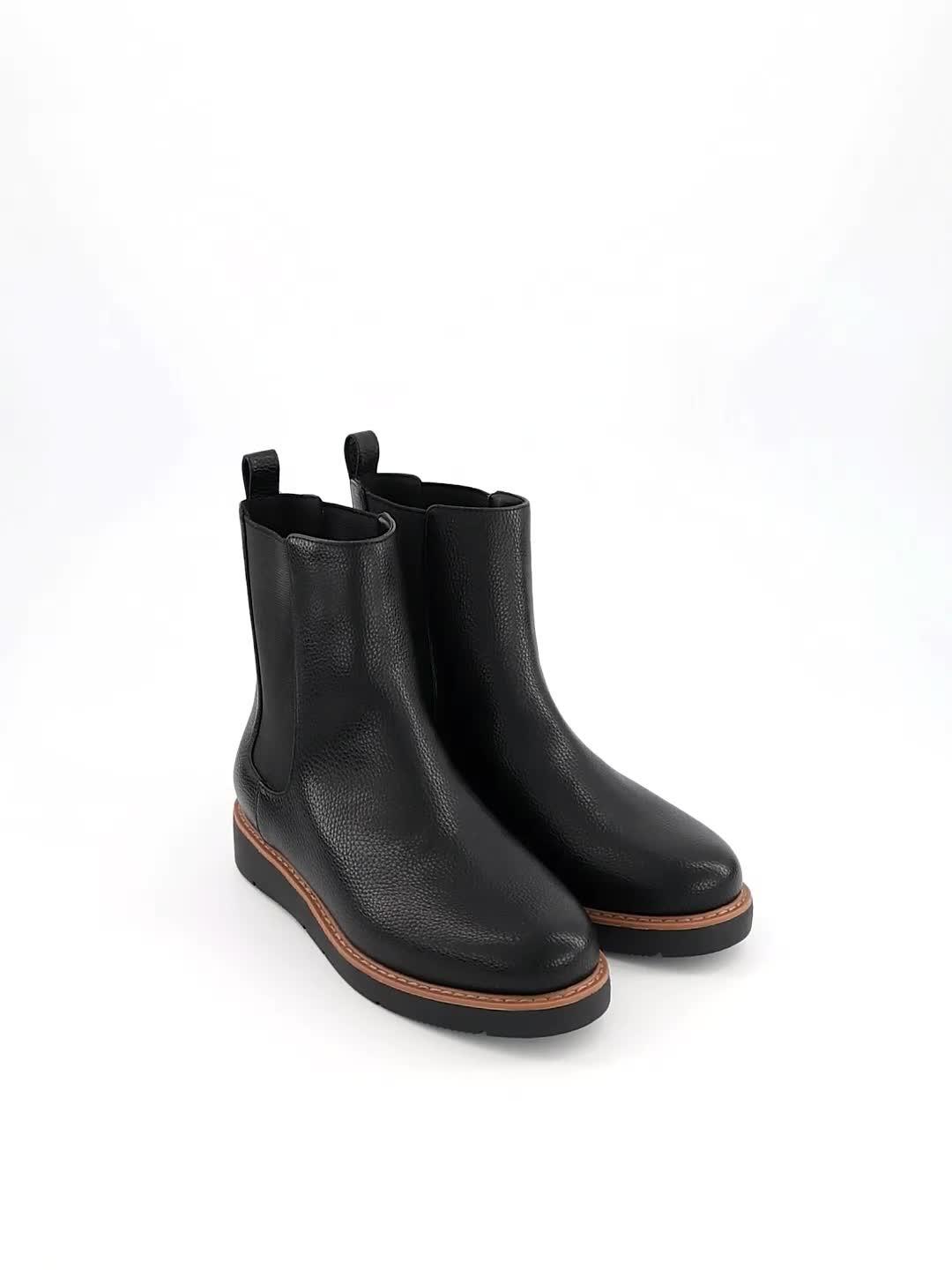 Image thumbnail 7 of 7 of V by Very Flatform Chelsea Ankle Boot - Black