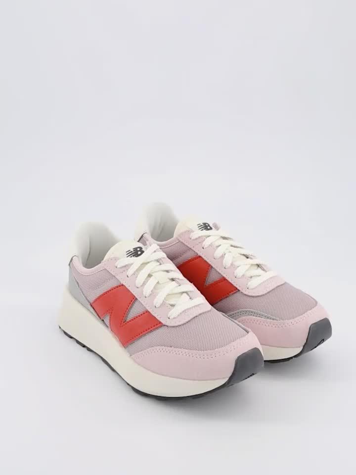 Image thumbnail 7 of 7 of New Balance Junior 370 Lace Up Trainers - Rose Sugar