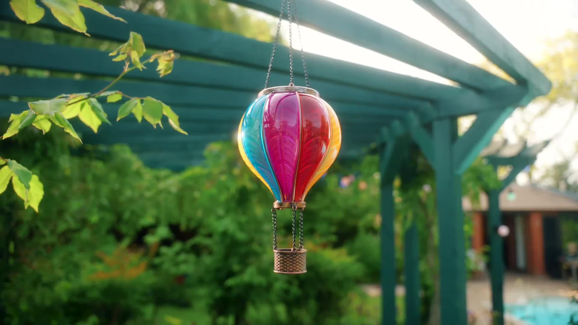 Image thumbnail 4 of 4 of Smart Solar Rainbow Flaming Balloon XL