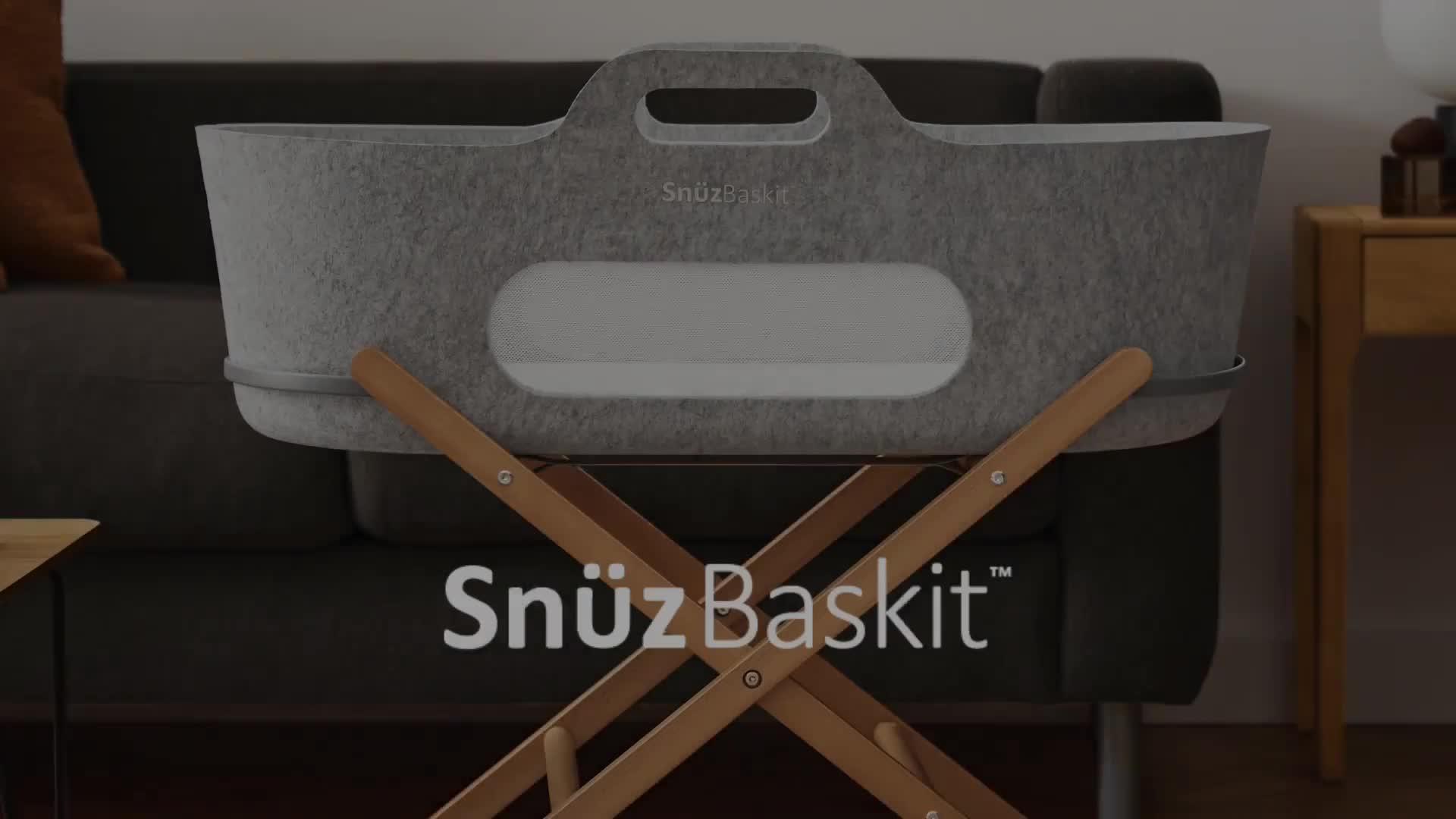 Image thumbnail 8 of 8 of Snuz SnuzBaskit Moses Basket - Graphite