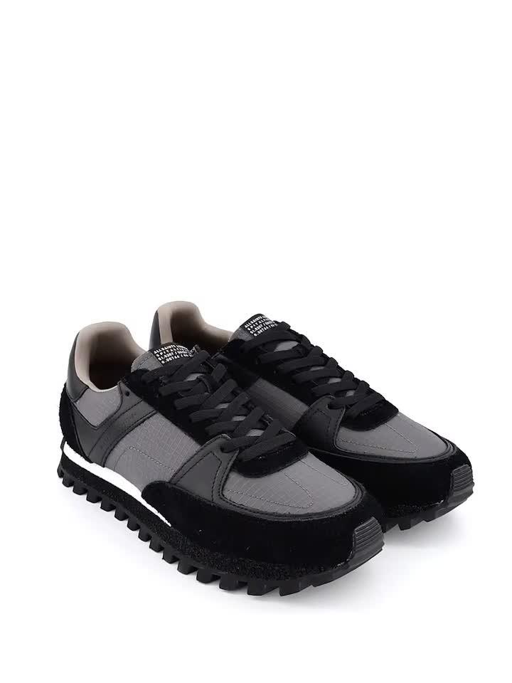 Image thumbnail 7 of 7 of AllSaints Men's Viggo Low Top Trainers - Black
