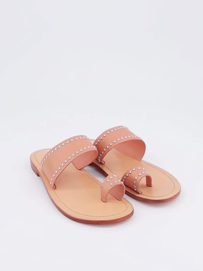 Image thumbnail 7 of 7 of FREE PEOPLE Amelie Tiny Stud Sandal - Light Brown