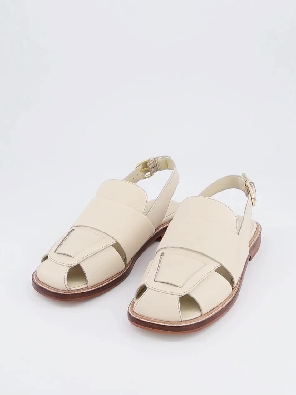Image thumbnail 7 of 7 of FREE PEOPLE Libby Fisher Flat - Cream