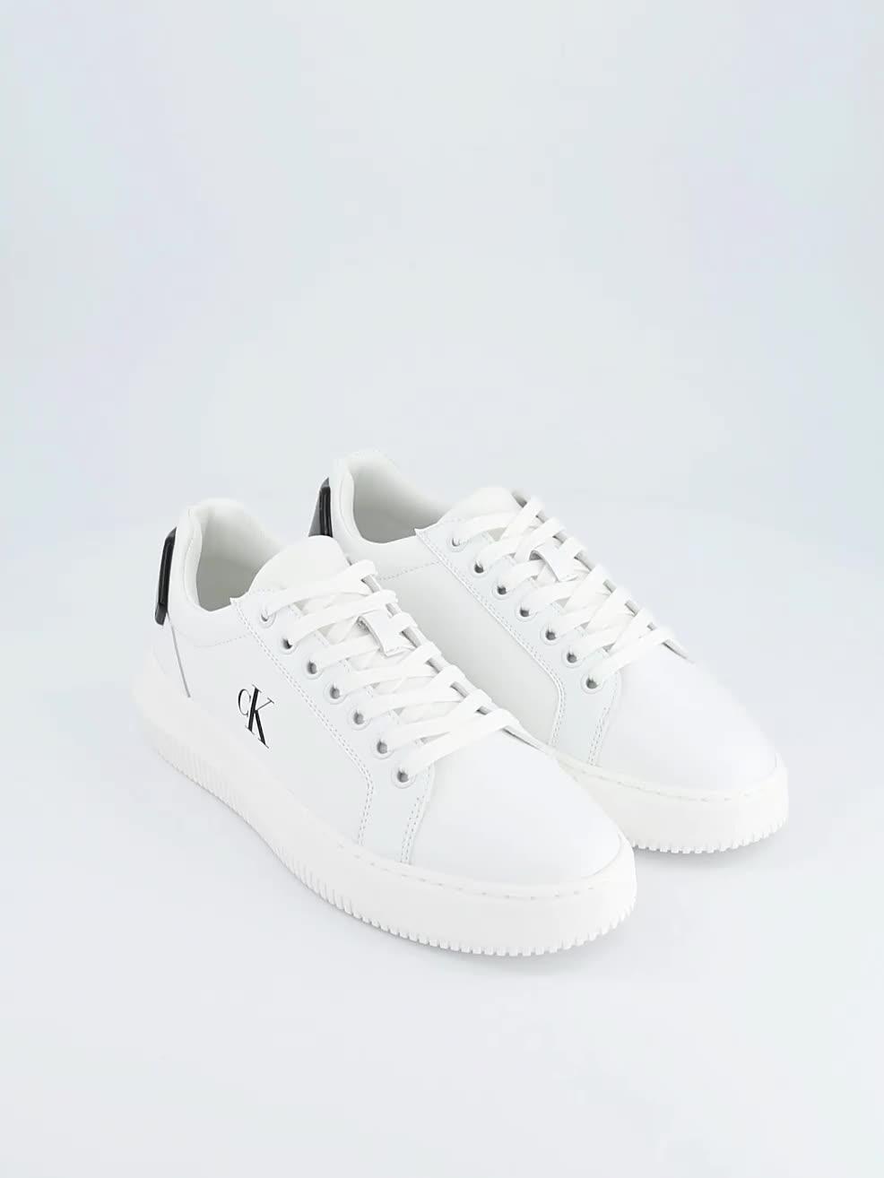 Image thumbnail 7 of 7 of Calvin Klein Chunky Leather Ck Trainer &amp; White/black
