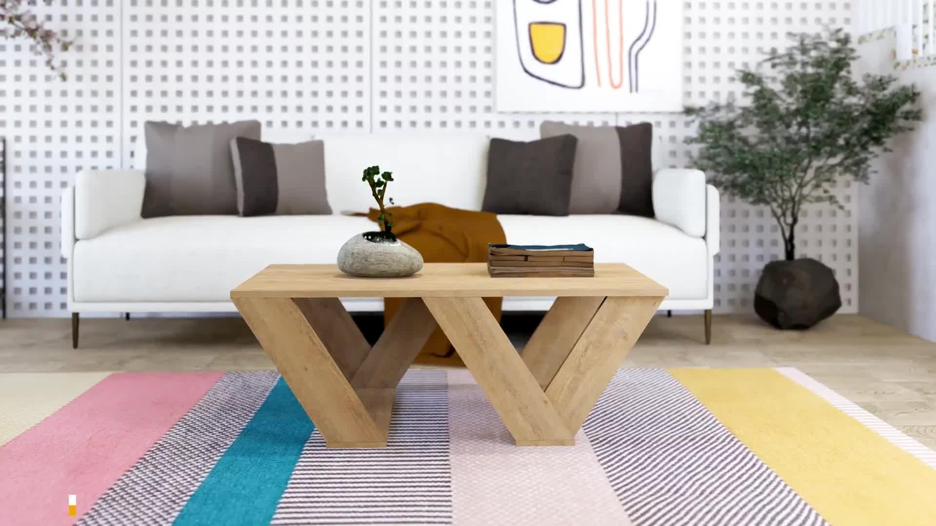 Image thumbnail 8 of 8 of Decortie Pipra Coffee Table - White