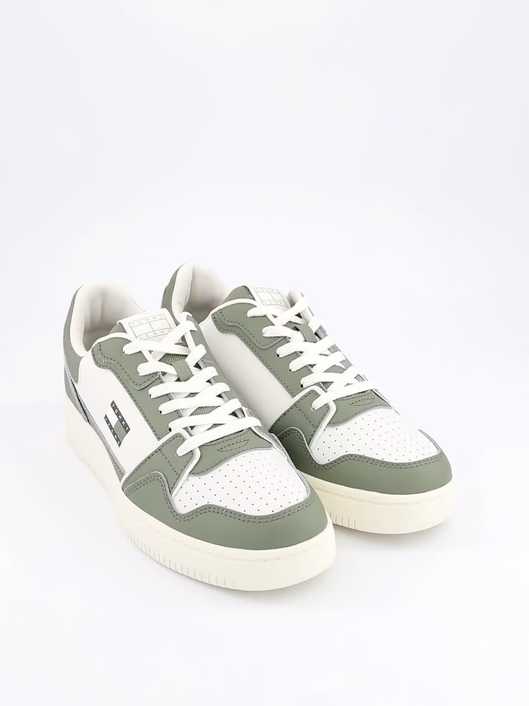 Image thumbnail 7 of 7 of Tommy Jeans Retro Basket Trainers - Green