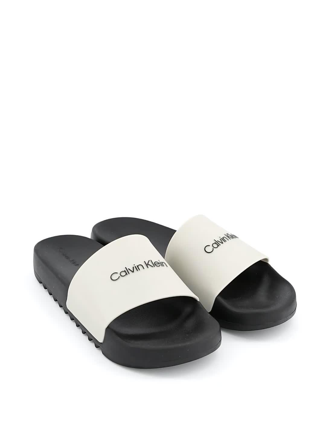 Image thumbnail 6 of 6 of Calvin Klein Chunky Pool Slide - Off White