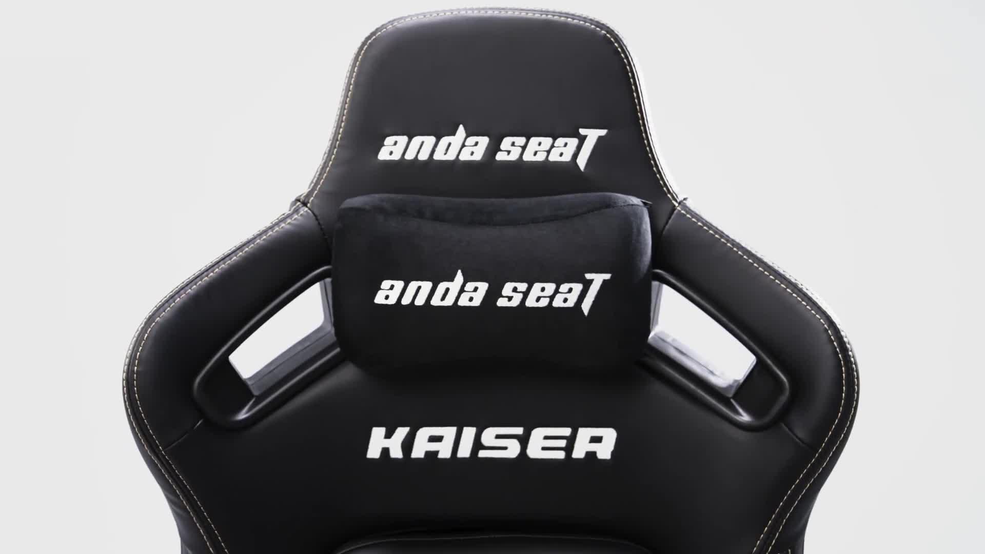 Image thumbnail 8 of 8 of Andaseat Kaiser 4 Premium Large Gaming Chair - Purple