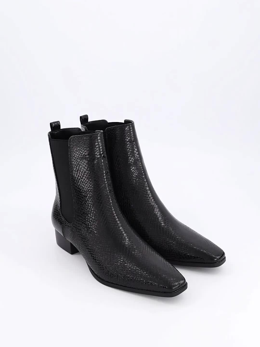 Image thumbnail 7 of 7 of The Very Collection Lizard Effect Western Boot