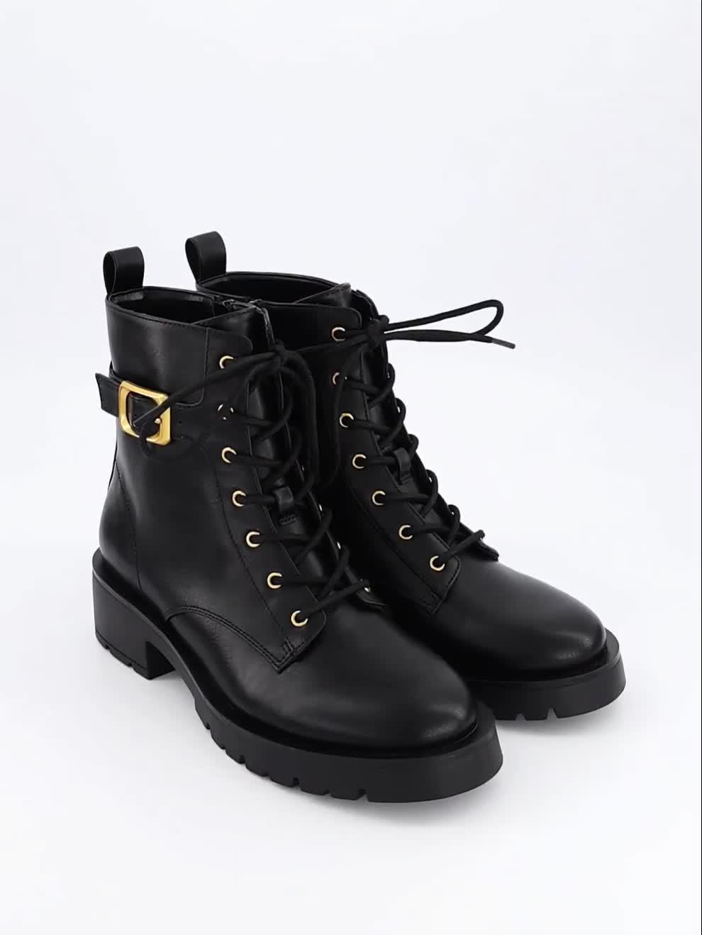 Image thumbnail 7 of 7 of V by Very Lace Up Ankle Boots - Black