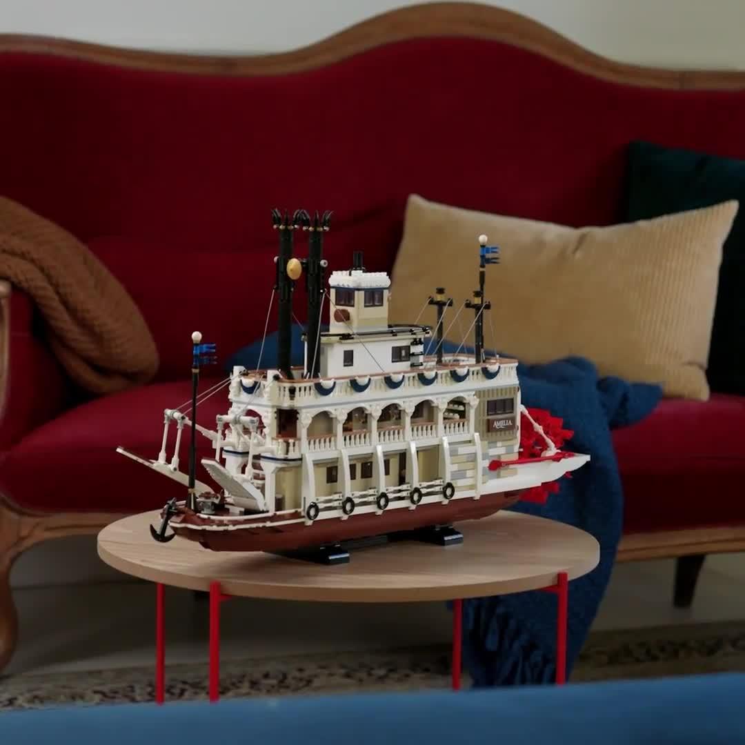 Image thumbnail 8 of 8 of LEGO Ideas River Steamboat 21356