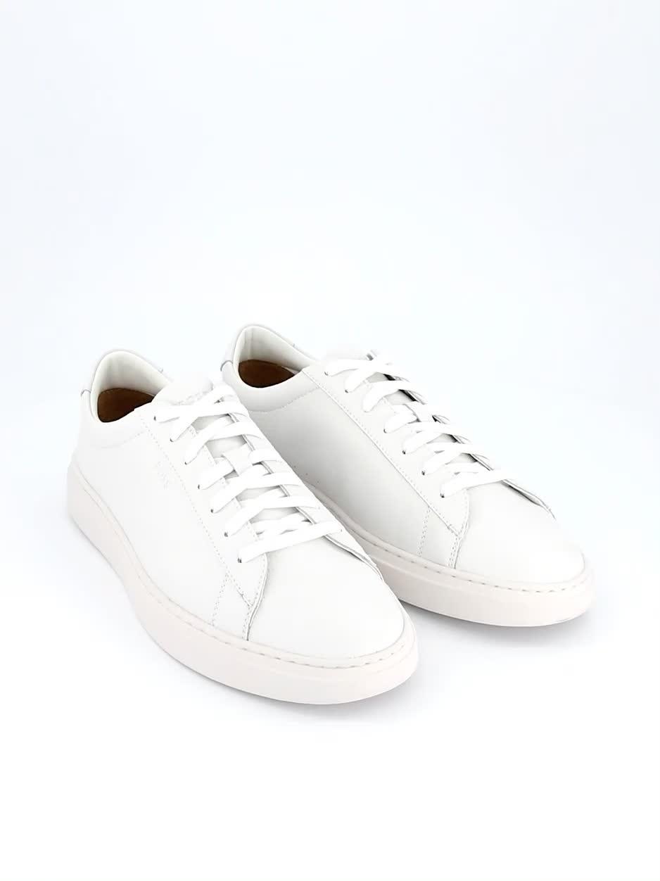 Image thumbnail 7 of 7 of BOSS Kieran Tennis Leather Trainers - White