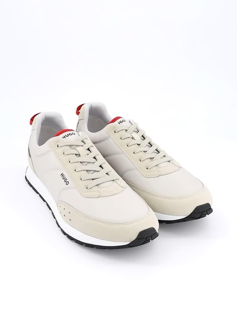 Image thumbnail 7 of 7 of HUGO Icelin Nylon Runner Trainers - Beige