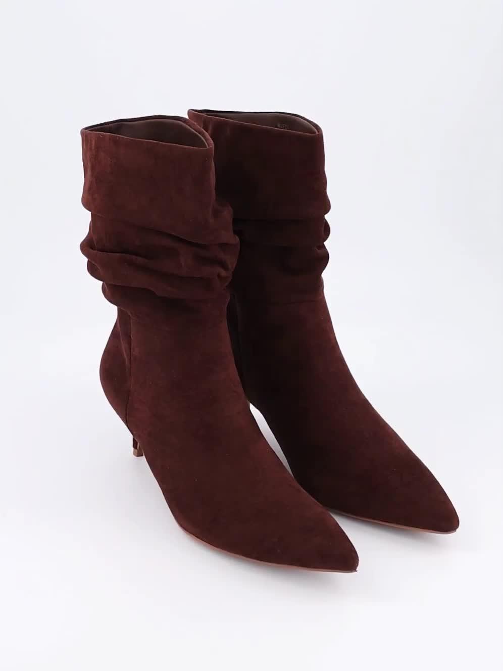 Image thumbnail 7 of 7 of The Very Collection Slouch Calf Boot - Chocolate