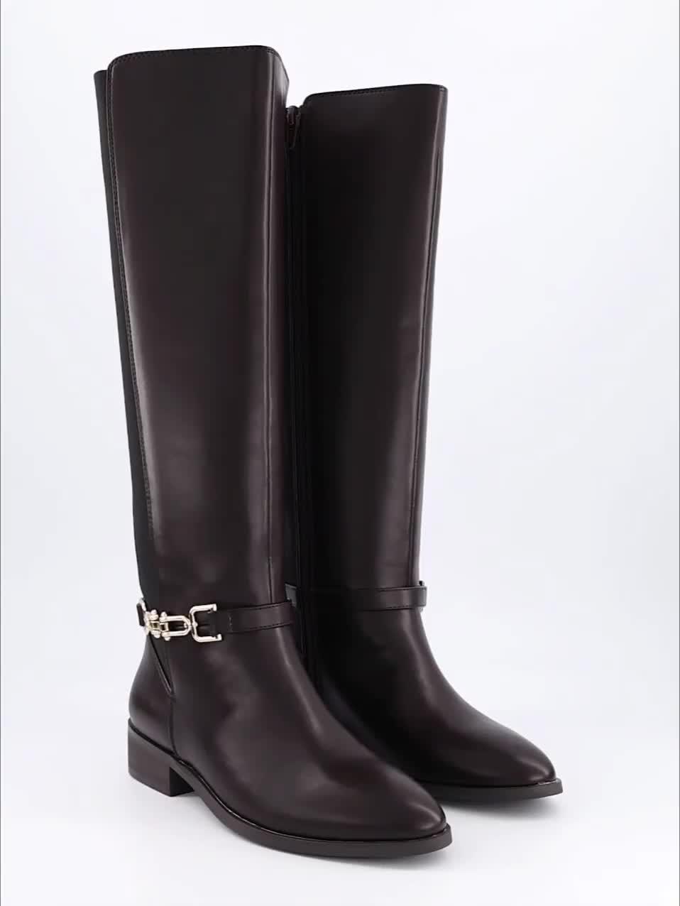 Image thumbnail 7 of 7 of The Very Collection Elastic Panel Riding Knee Boot - Brown<br /> <div>&nbsp;</div>