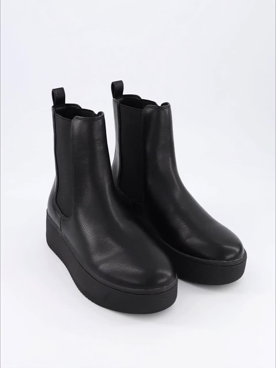 Image thumbnail 7 of 7 of The Very Collection Flatform Chelsea Boot - Black