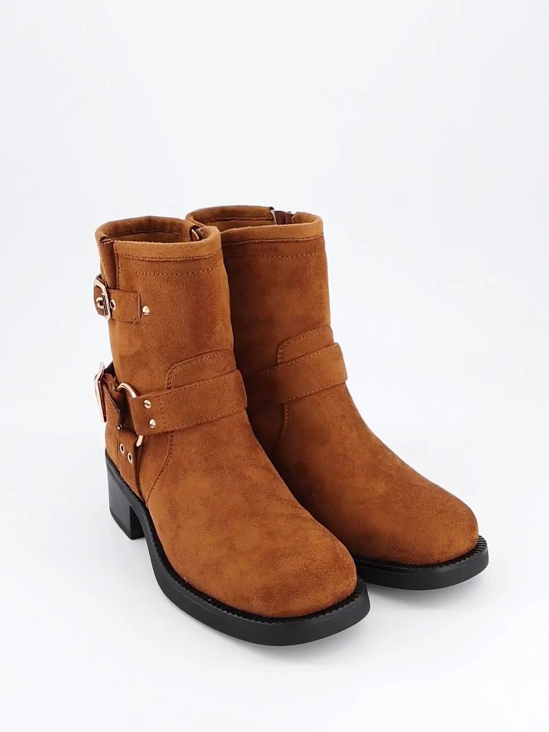 Image thumbnail 6 of 6 of The Very Collection Wide Flat Ankle Boot - Brown