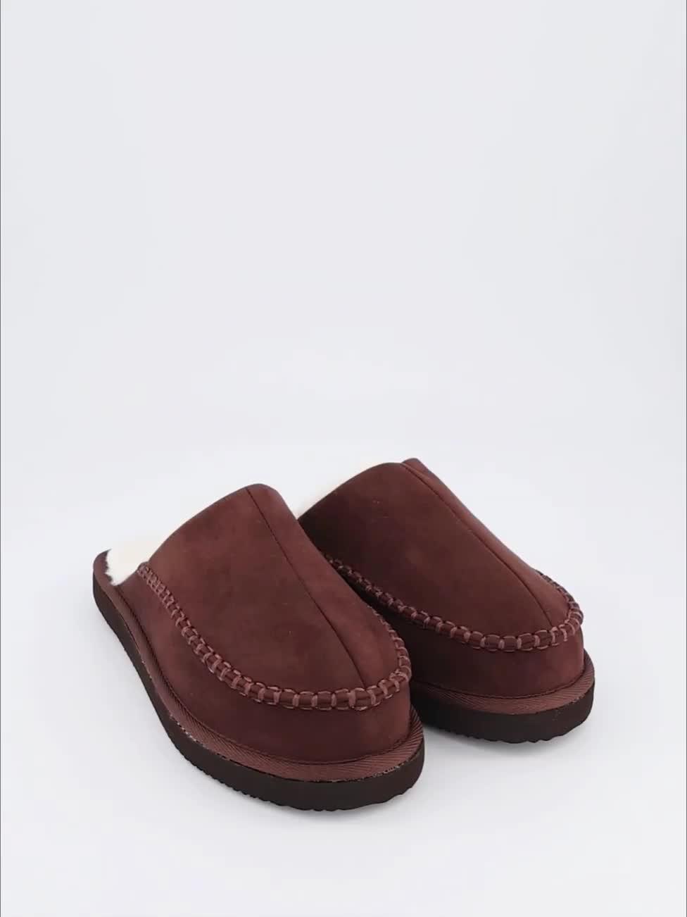 Image thumbnail 6 of 6 of Jack & Jones Manor Moccasin Mule Slippers - Brown