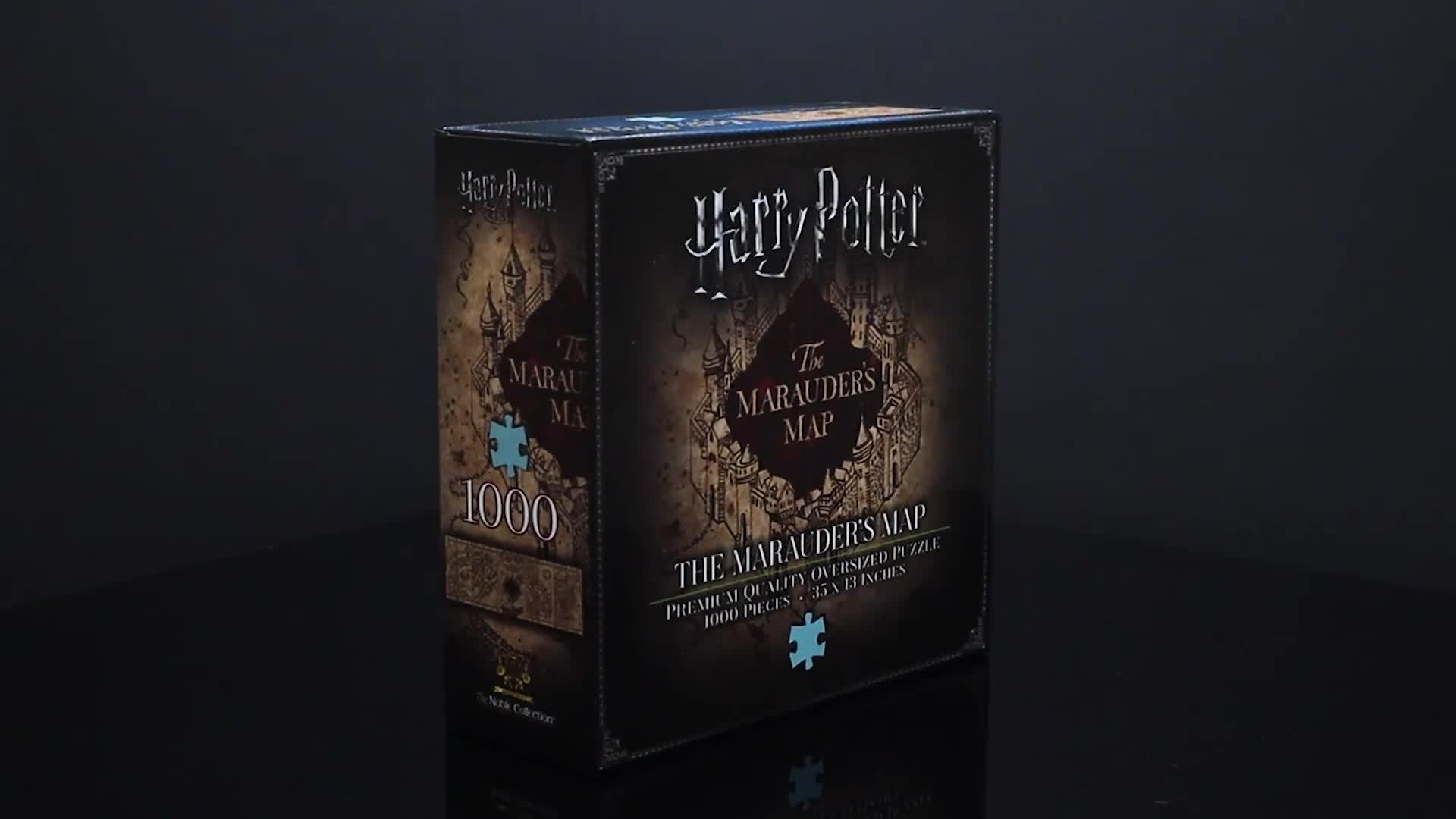 Image thumbnail 5 of 5 of Harry Potter Harry Potter Marauders Map 1000 Piece Puzzle - The Noble Collection
