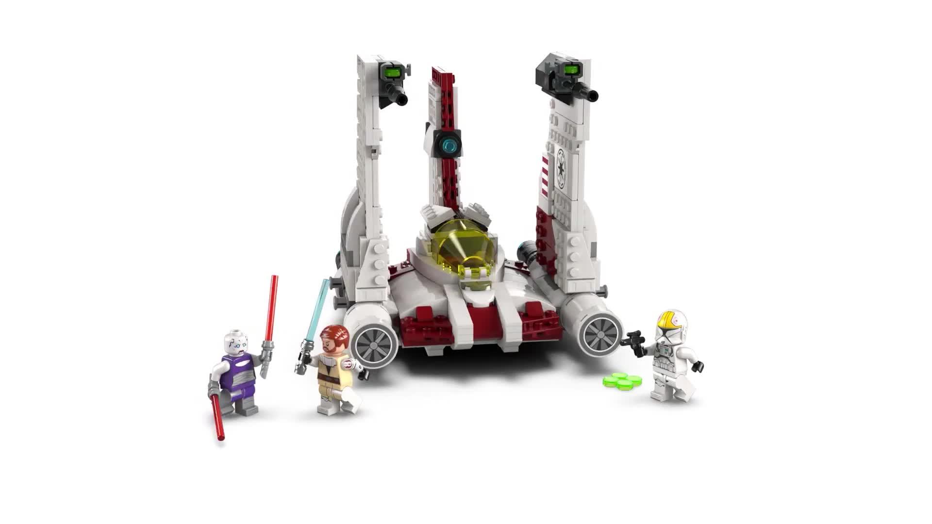 Image thumbnail 8 of 8 of LEGO Star Wars The Clone Wars V-19 Torrent Starfighter 75432