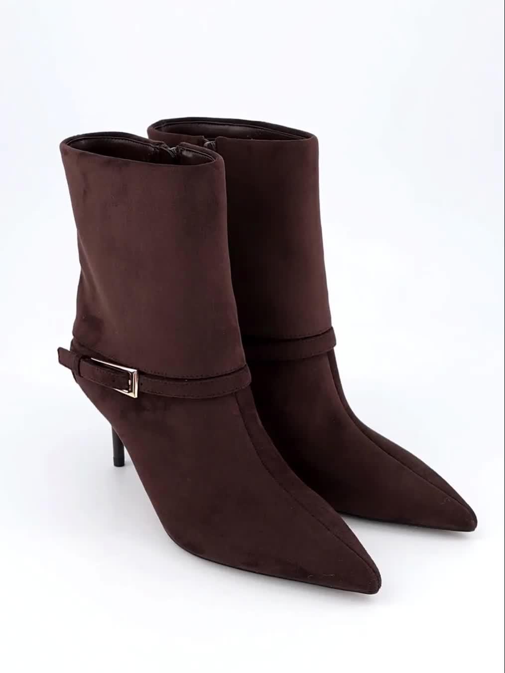 Image thumbnail 7 of 7 of The Very Collection Pointed Ankle Boot - Brown