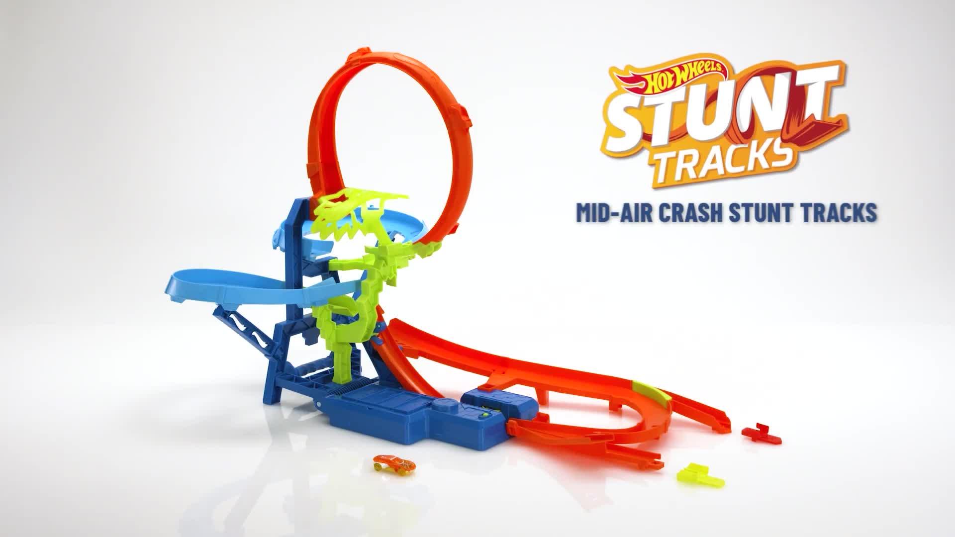 Image thumbnail 7 of 7 of Hot Wheels Hot Wheels Stunt Tracks Big Air Crash