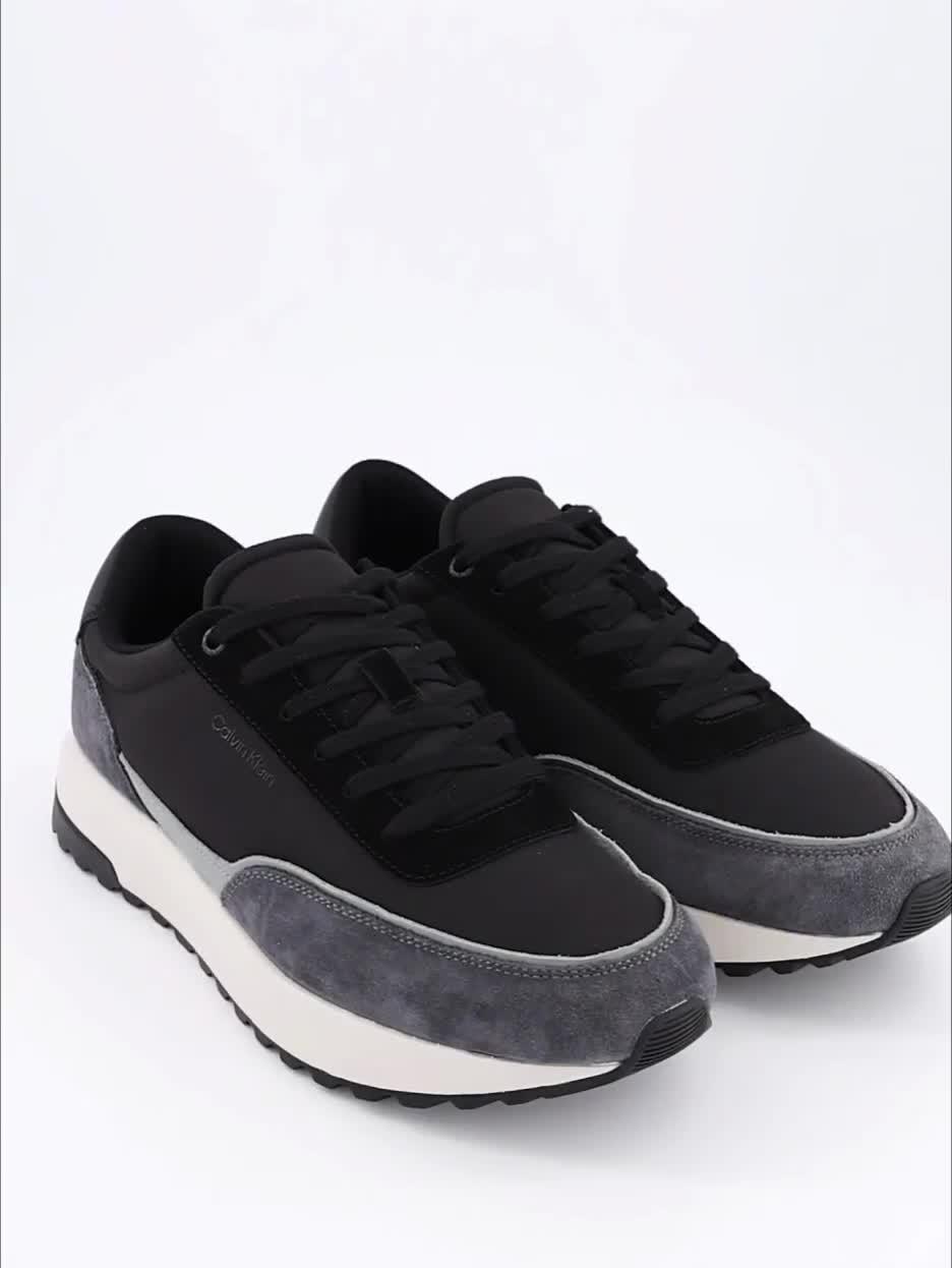 Image thumbnail 7 of 7 of Calvin Klein Low Top Lace Up Repreve Mix Trainers - Black