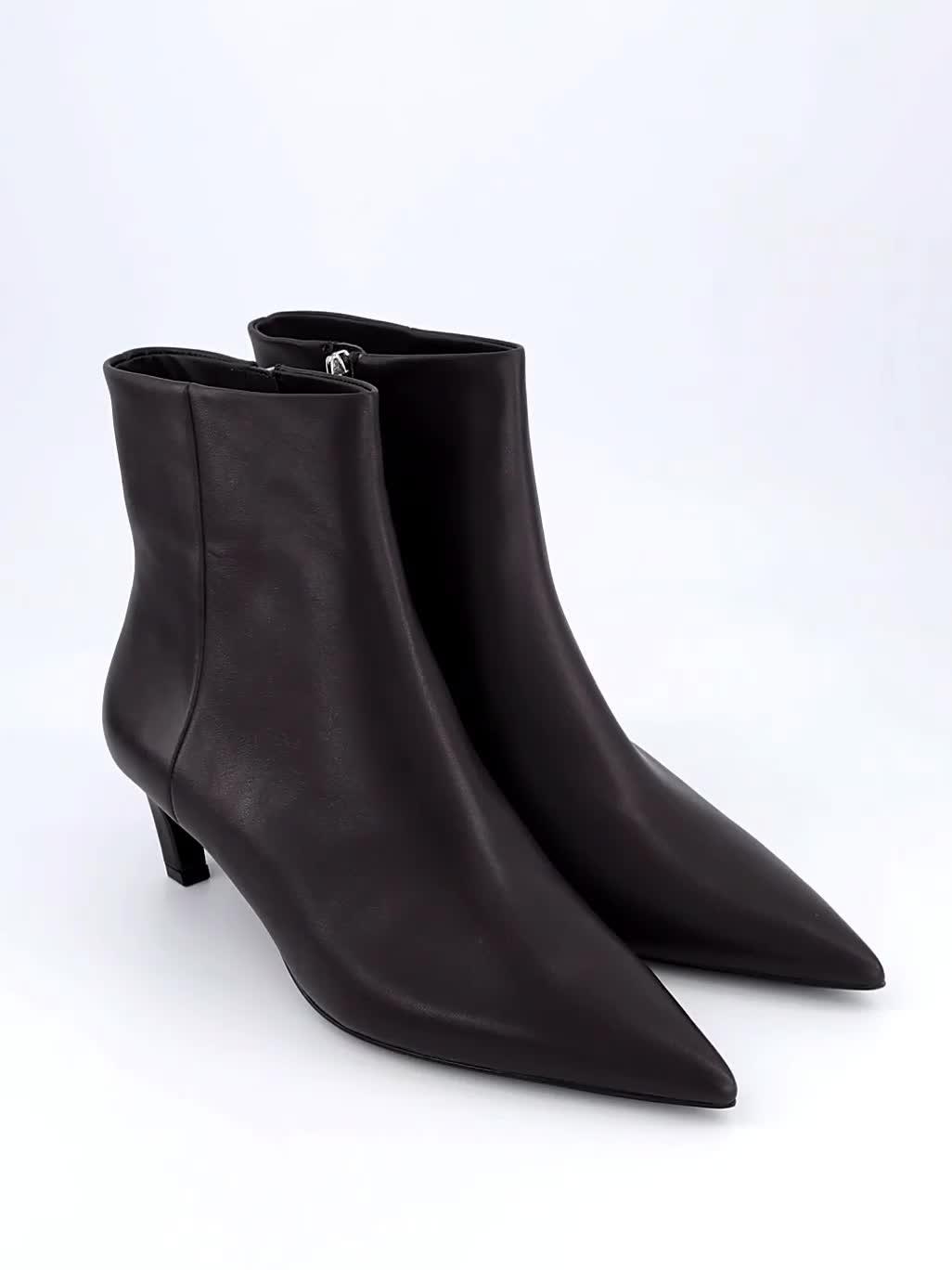 Image thumbnail 7 of 7 of Calvin Klein Ankle Boot With Kitten Heel - Brown