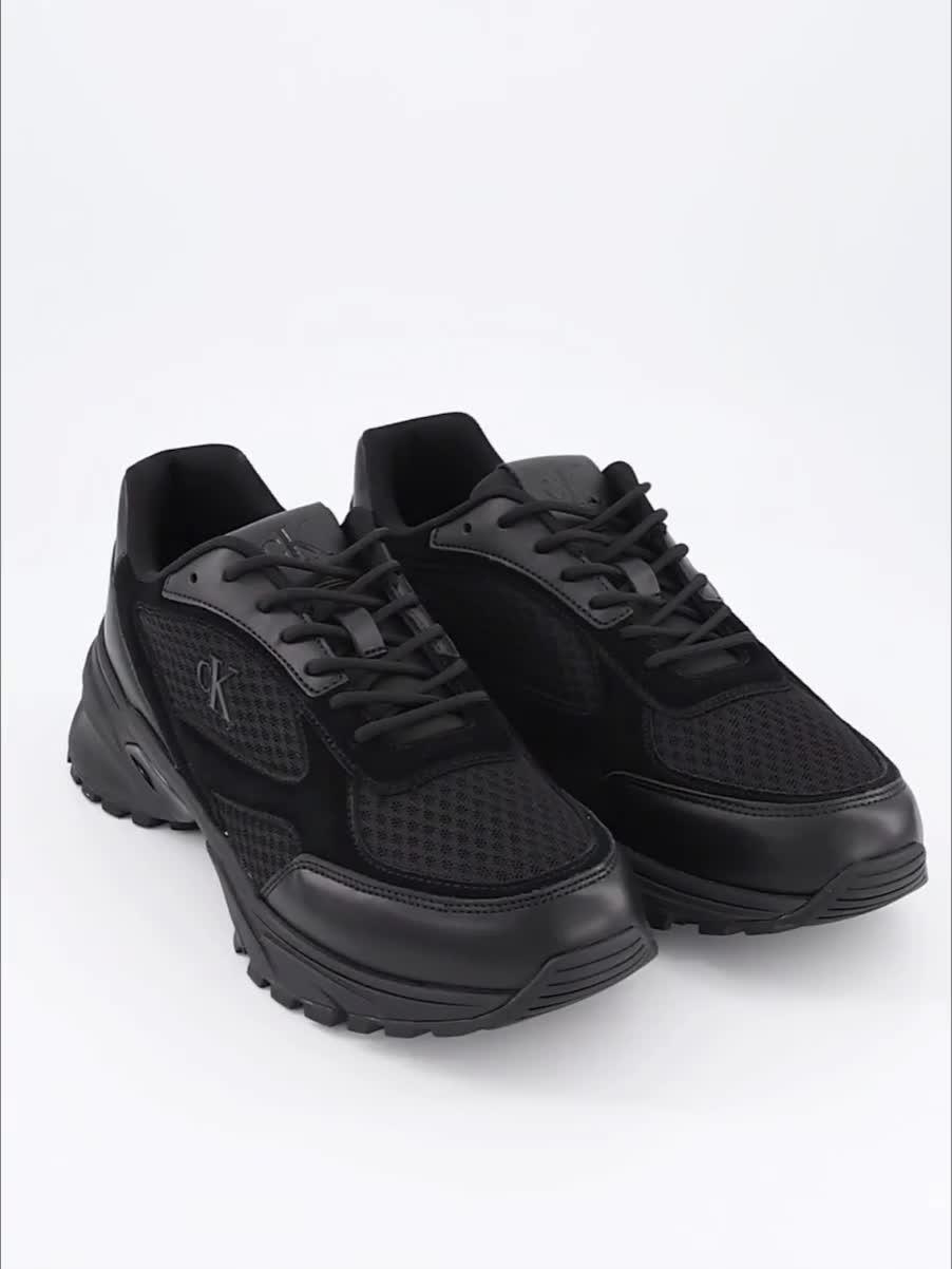 Image thumbnail 7 of 7 of Calvin Klein Hike Runner Mesh Mix Trainers - Black