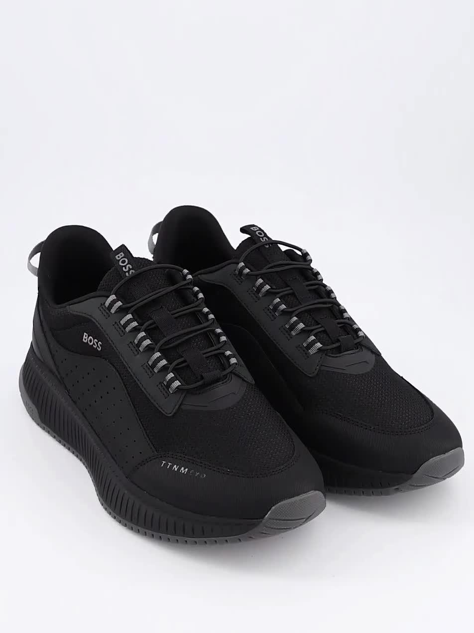 Image thumbnail 7 of 7 of BOSS Ttnm Evo Knitted Pu/Mesh Runner - Black