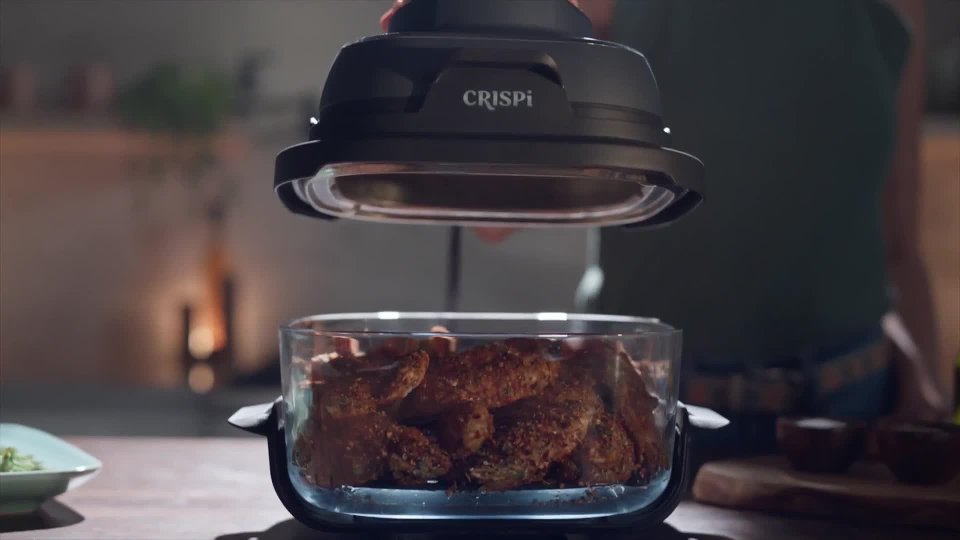 Image thumbnail 8 of 8 of NINJA CRISPi 4-in-1 Portable Glass Air Fryer - Cyber Space FN101UKGY