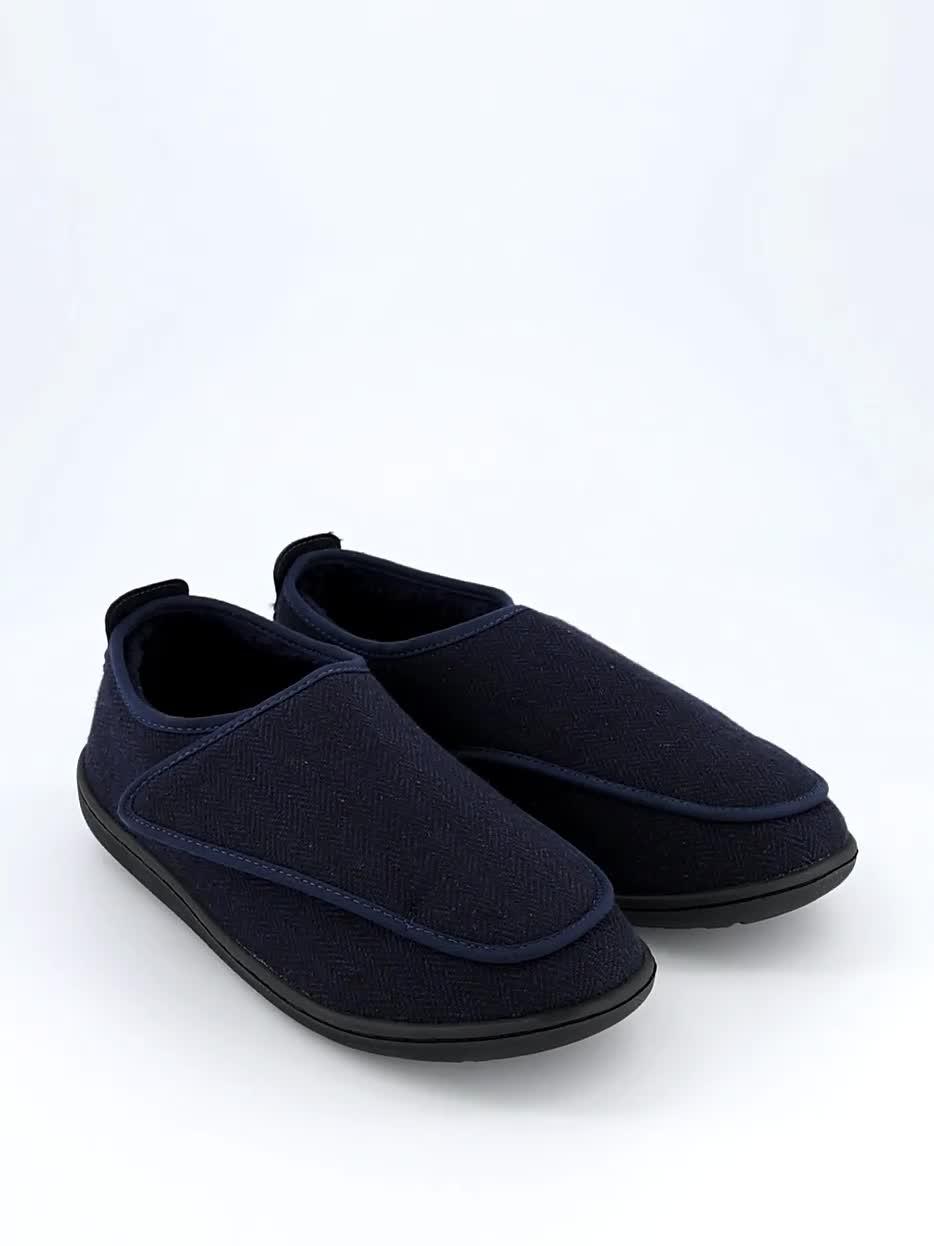 Image thumbnail 7 of 7 of Clarks Clarks King Riptape Slippers-navy