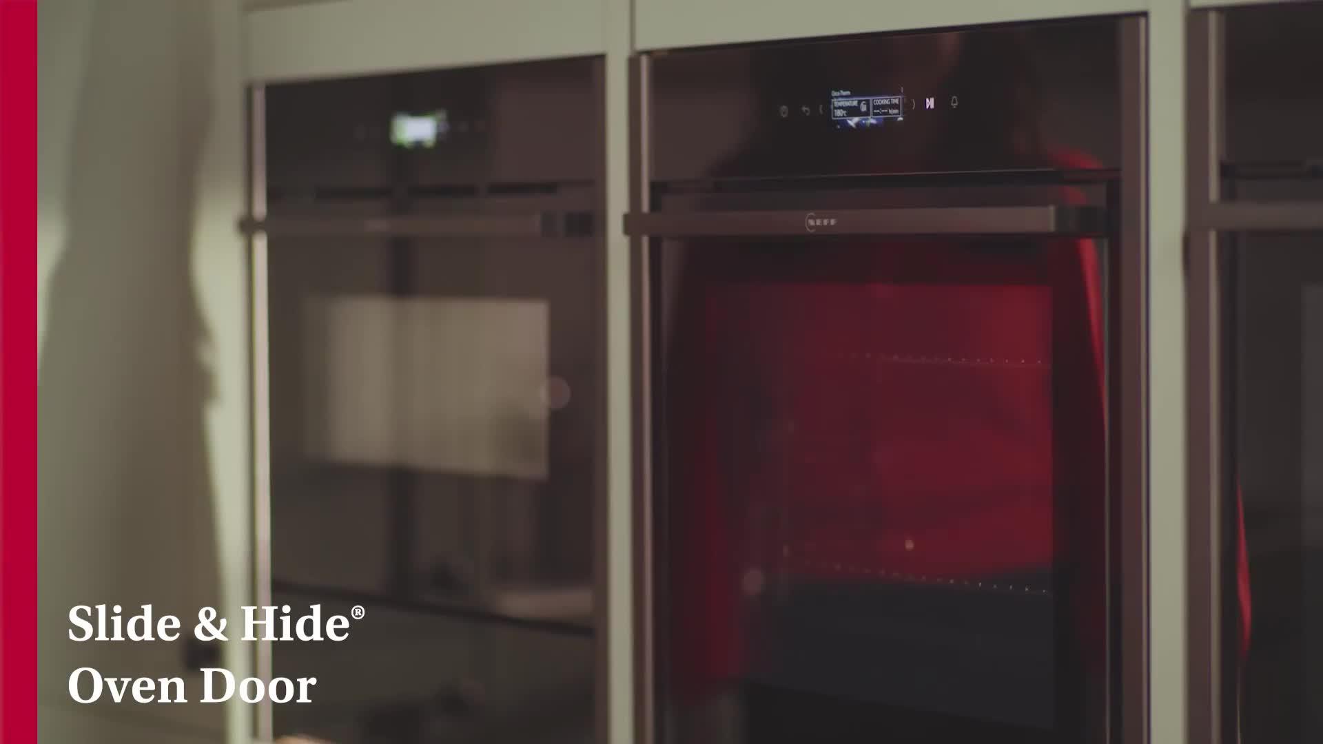 Image thumbnail 8 of 8 of Neff B3ACE4AN3B, CircoTherm Oven, Slide and Hide Door, 7 functions, LCD display,
