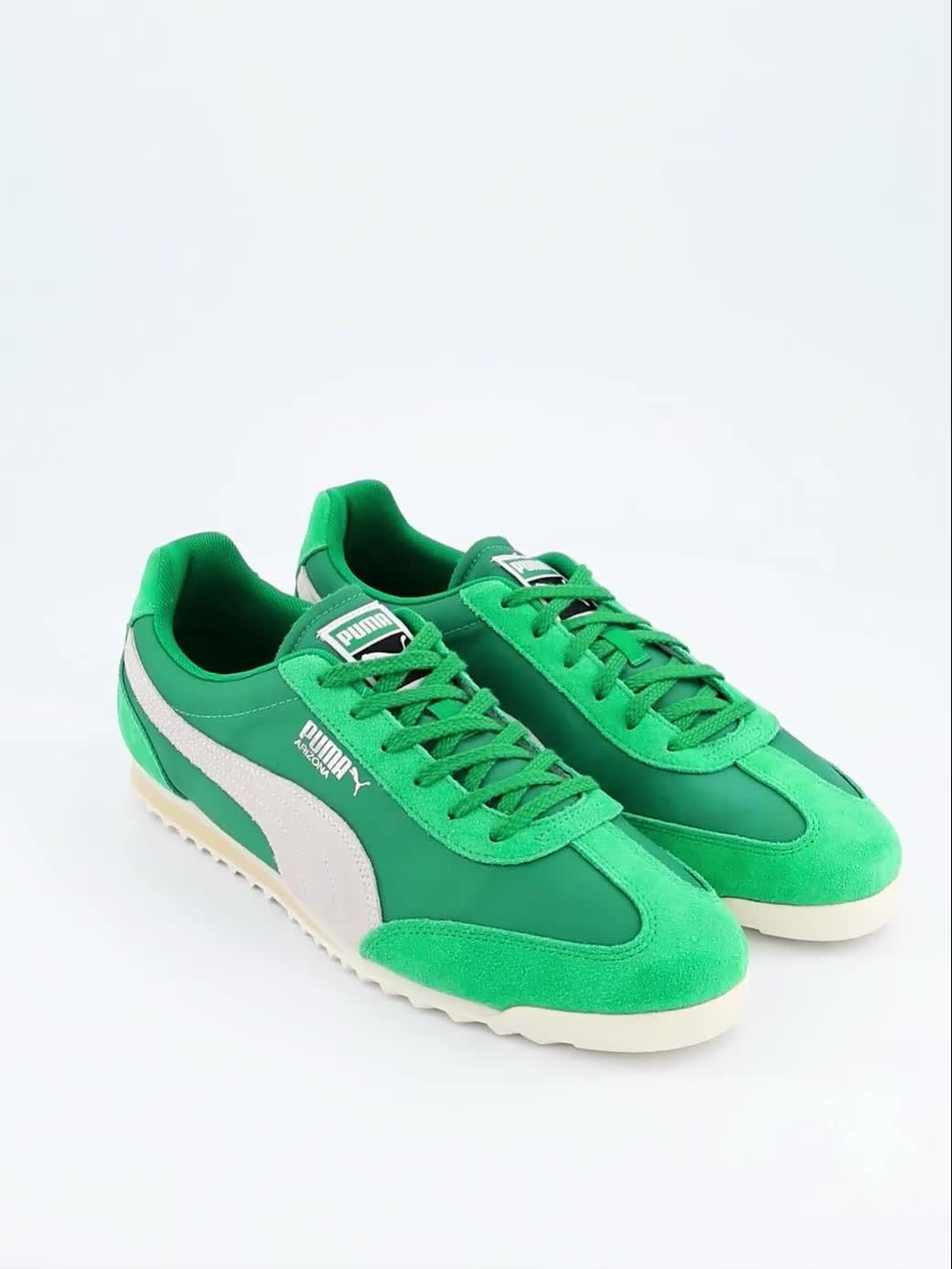 Image thumbnail 7 of 7 of Puma Unisex Arizona Nylon Trainer - Green