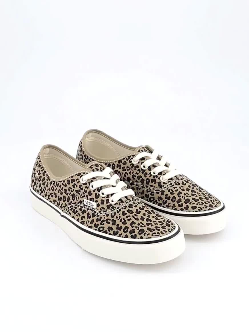 Image thumbnail 7 of 7 of Vans Womens Authentic Canvas Shoes&nbsp;- Leopard Print