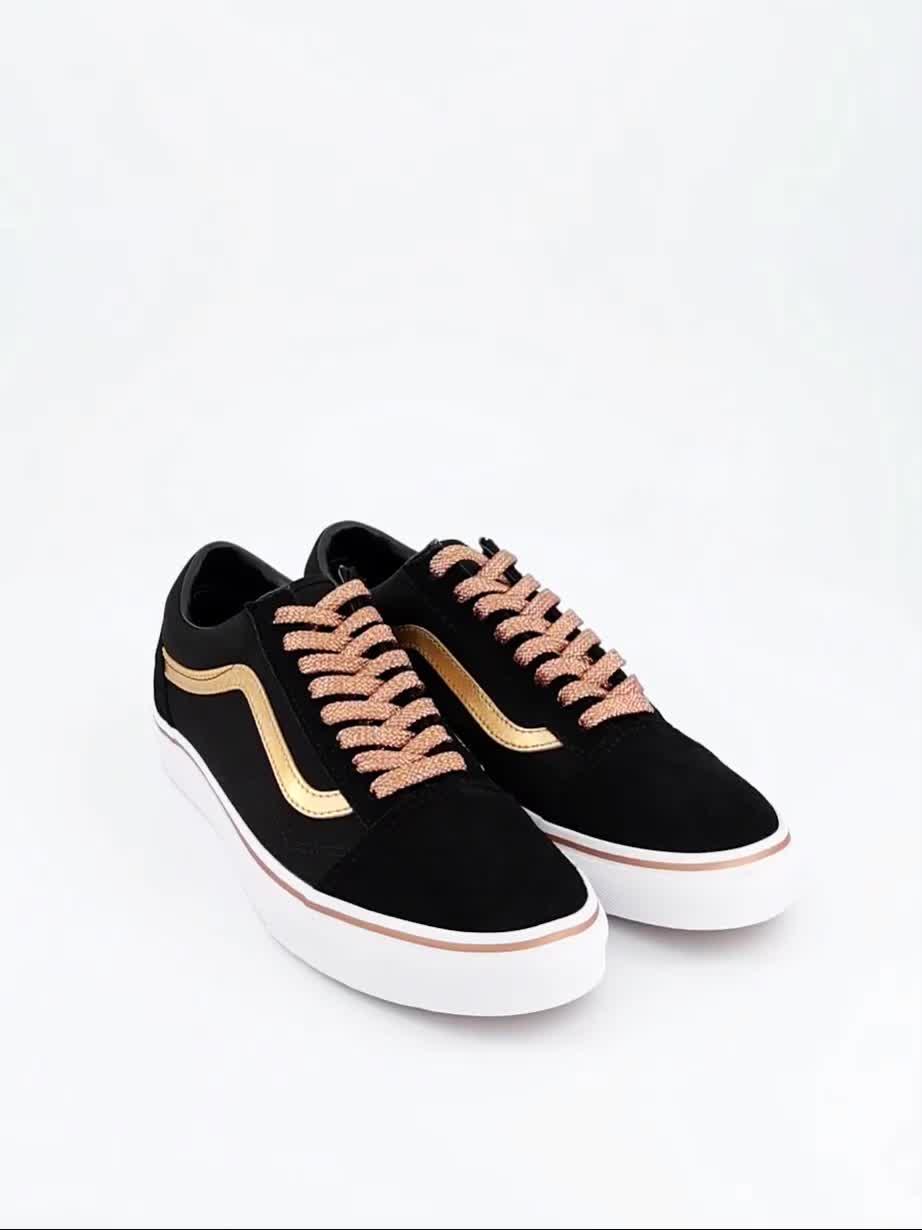 Image thumbnail 7 of 7 of Vans Unisex Old Skool Trainers - Metallic Pop Black