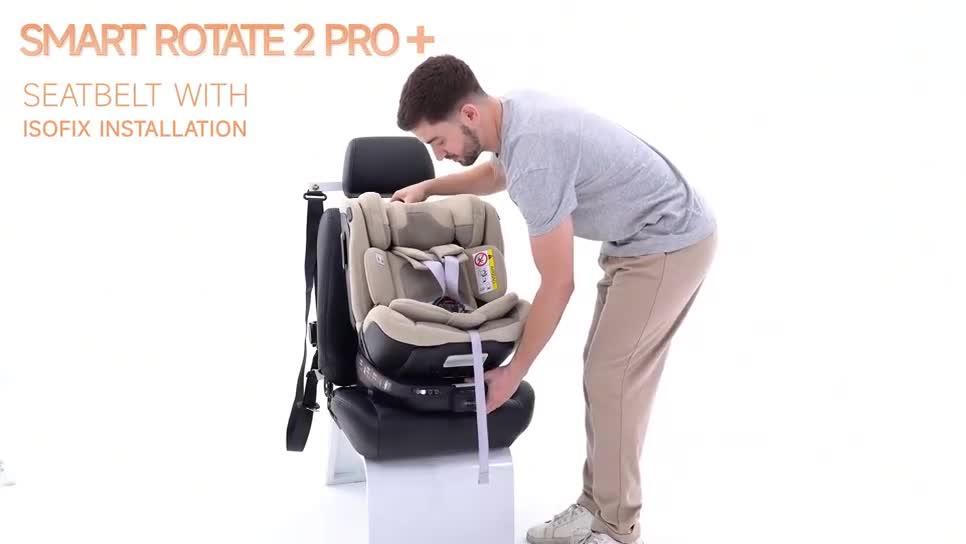 Image thumbnail 8 of 8 of Welldon Rotate 2 Pro Plus Rotate Car Seat - Moonstone