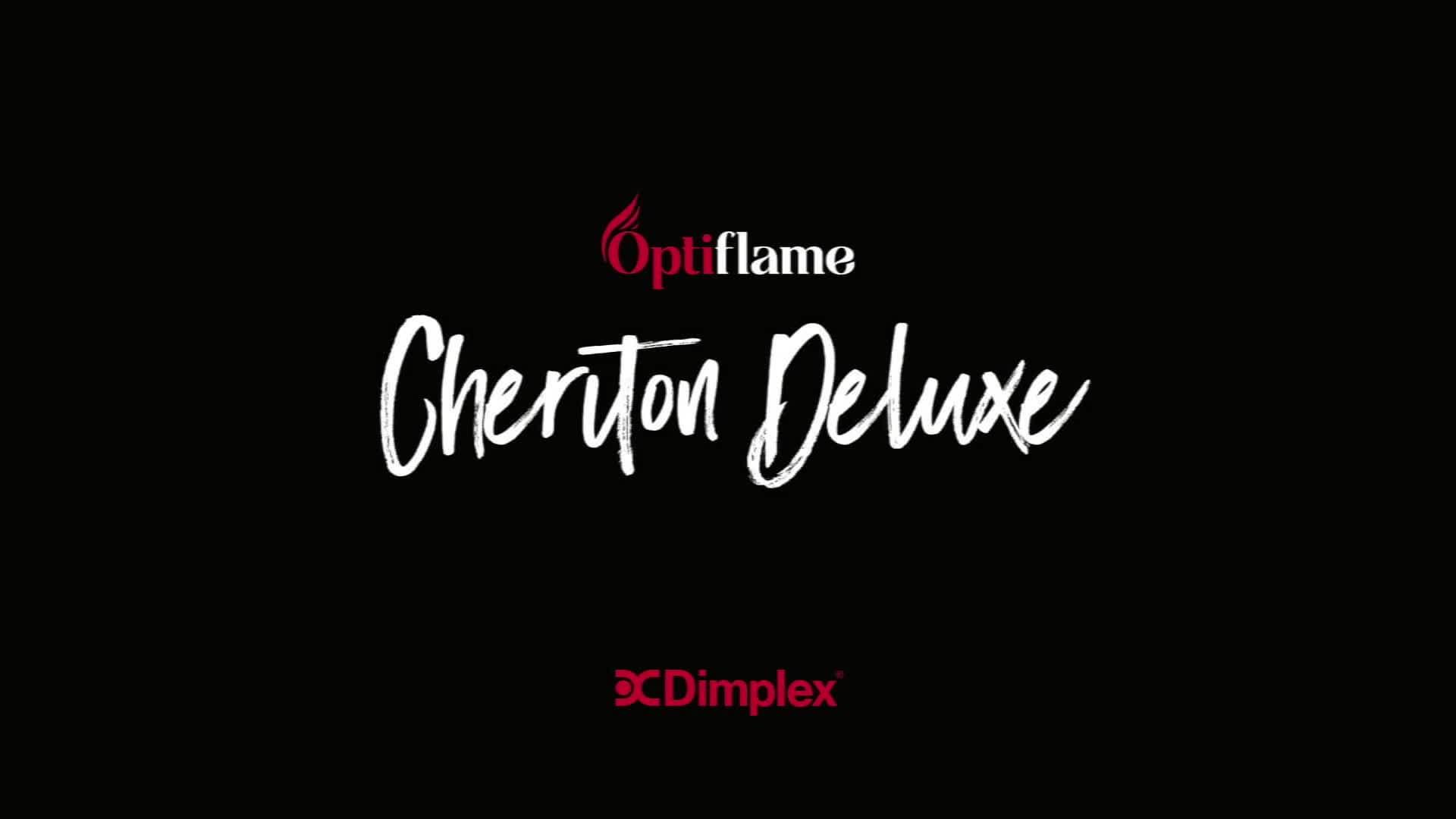 Image thumbnail 8 of 8 of Dimplex Cheriton Deluxe Brass Optiflame Freestanding Fire
